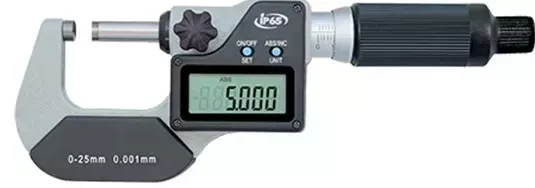 Digital micrometer, prot. IP65 ,feed 2 mm/revolution